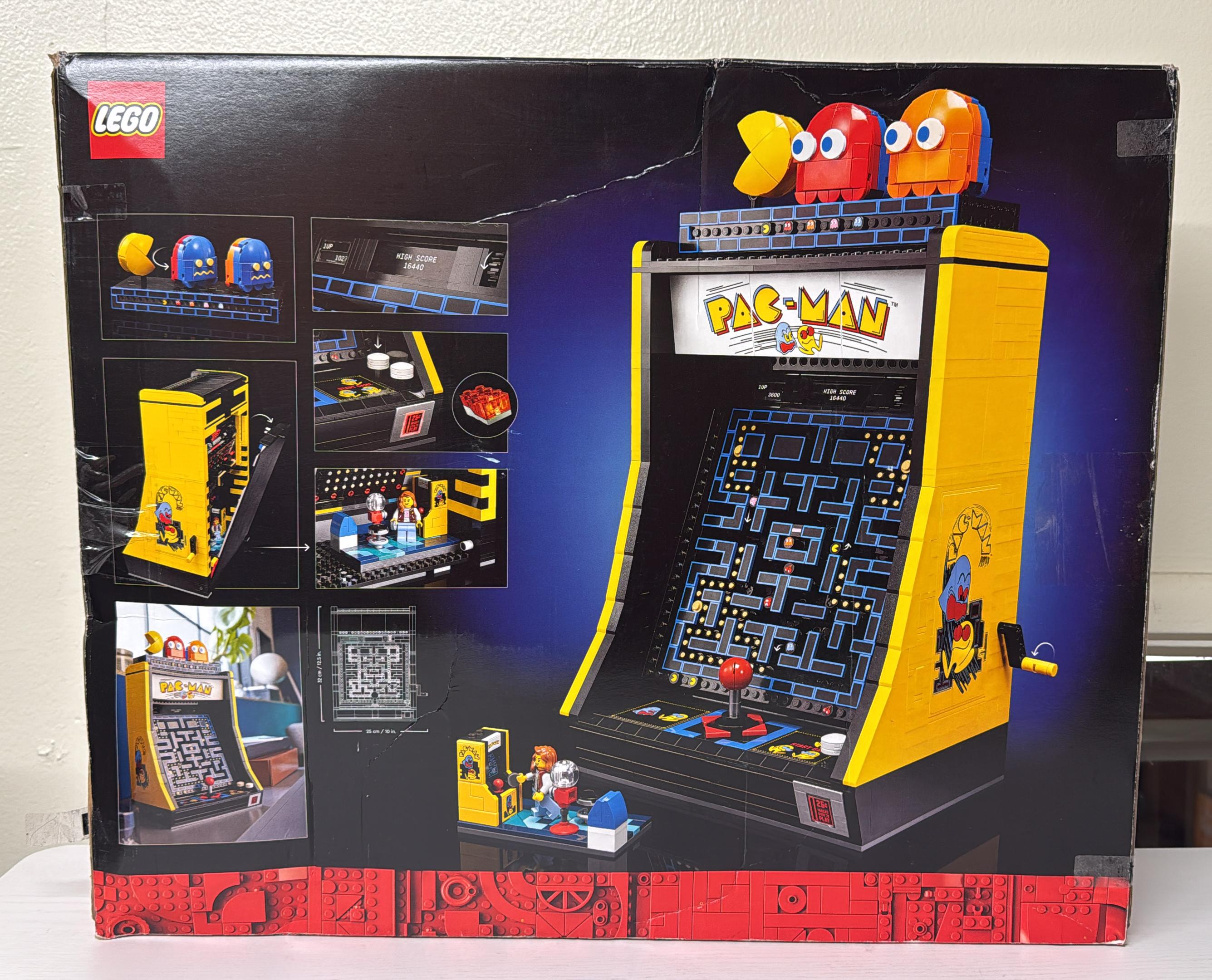 LEGO Icons PAC-MAN Arcade Retro Game Building Set 10323 (Brand New)