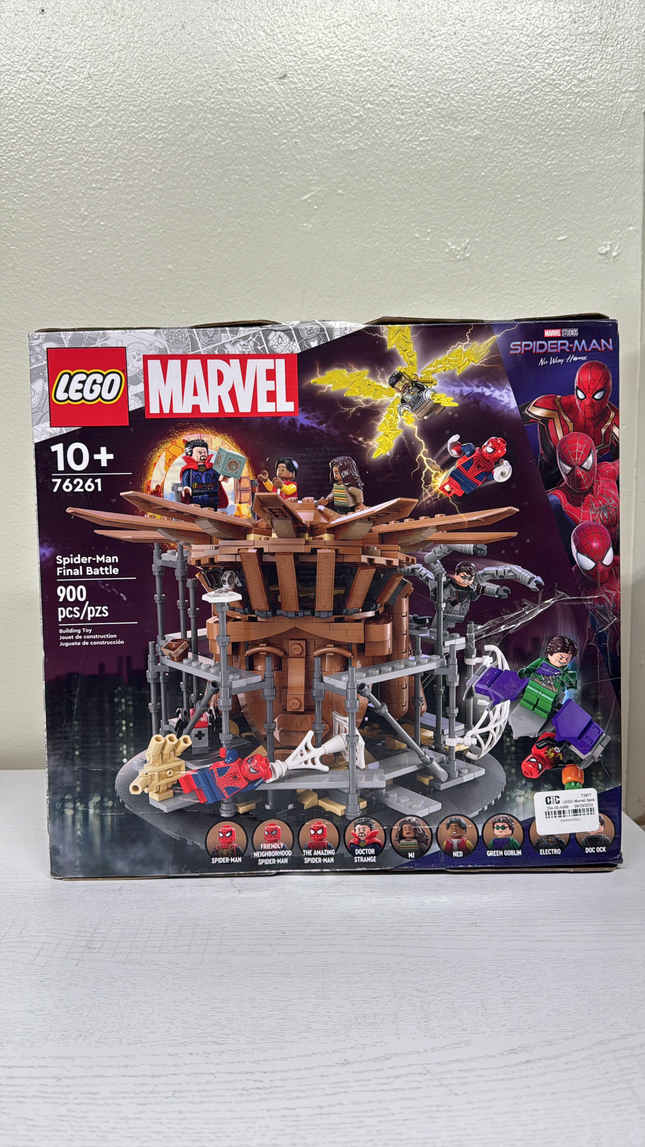 LEGO Marvel Spider-Man Final Battle Collectible Display Set 76261 (Open Box)