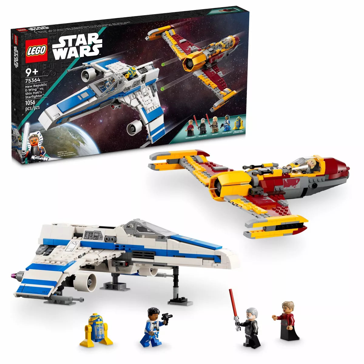 LEGO Star Wars: Ahsoka Republic E-Wing vs. Shin Hati's Building Toy Set (75364) (Brand New)