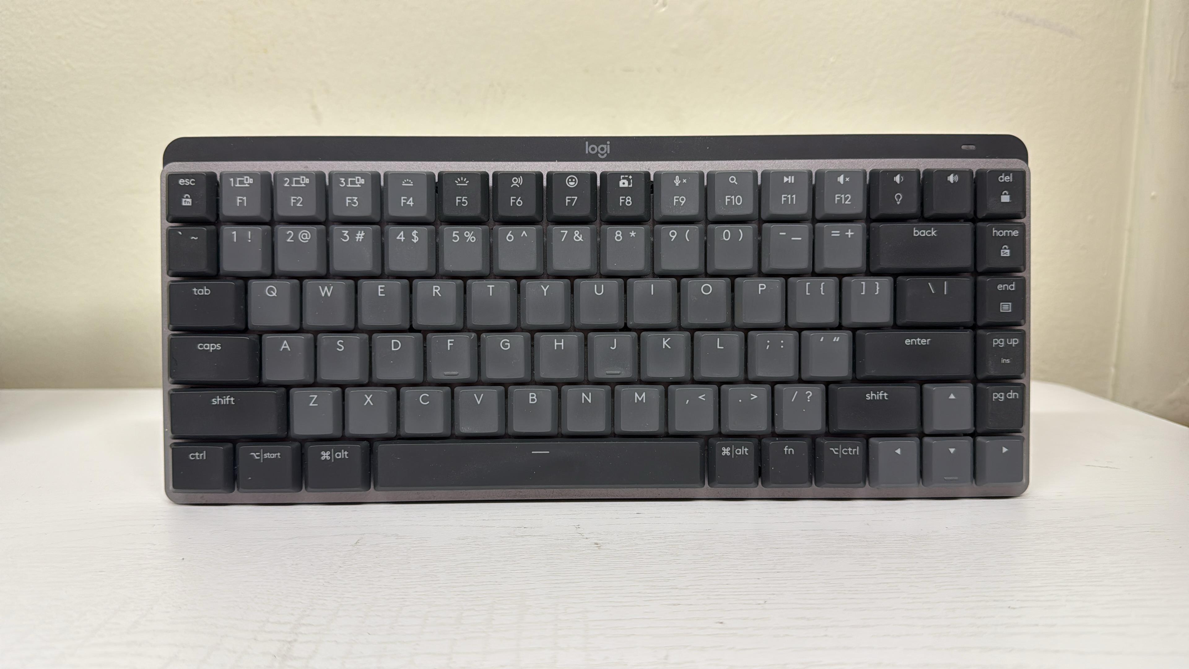 Logitech MX Mechanical Mini Wireless Illuminated Keyboard - Clicky Switches, Backlit, Bluetooth, USB-C (Lightly Used)