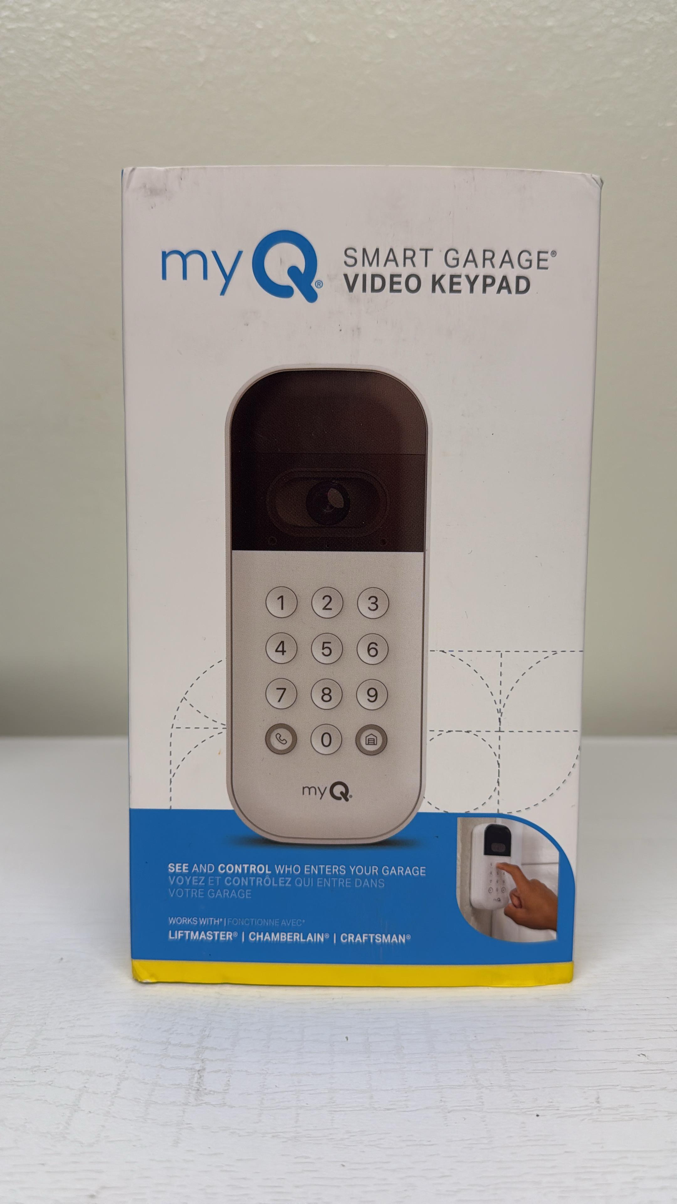 myQ Smart Garage Door Video Keypad (Open Box)