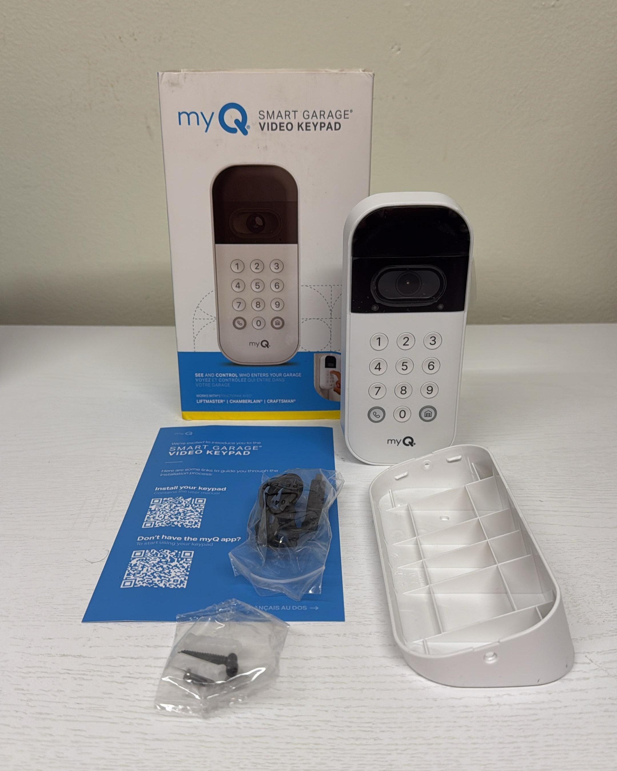 myQ Smart Garage Door Video Keypad (Open Box)