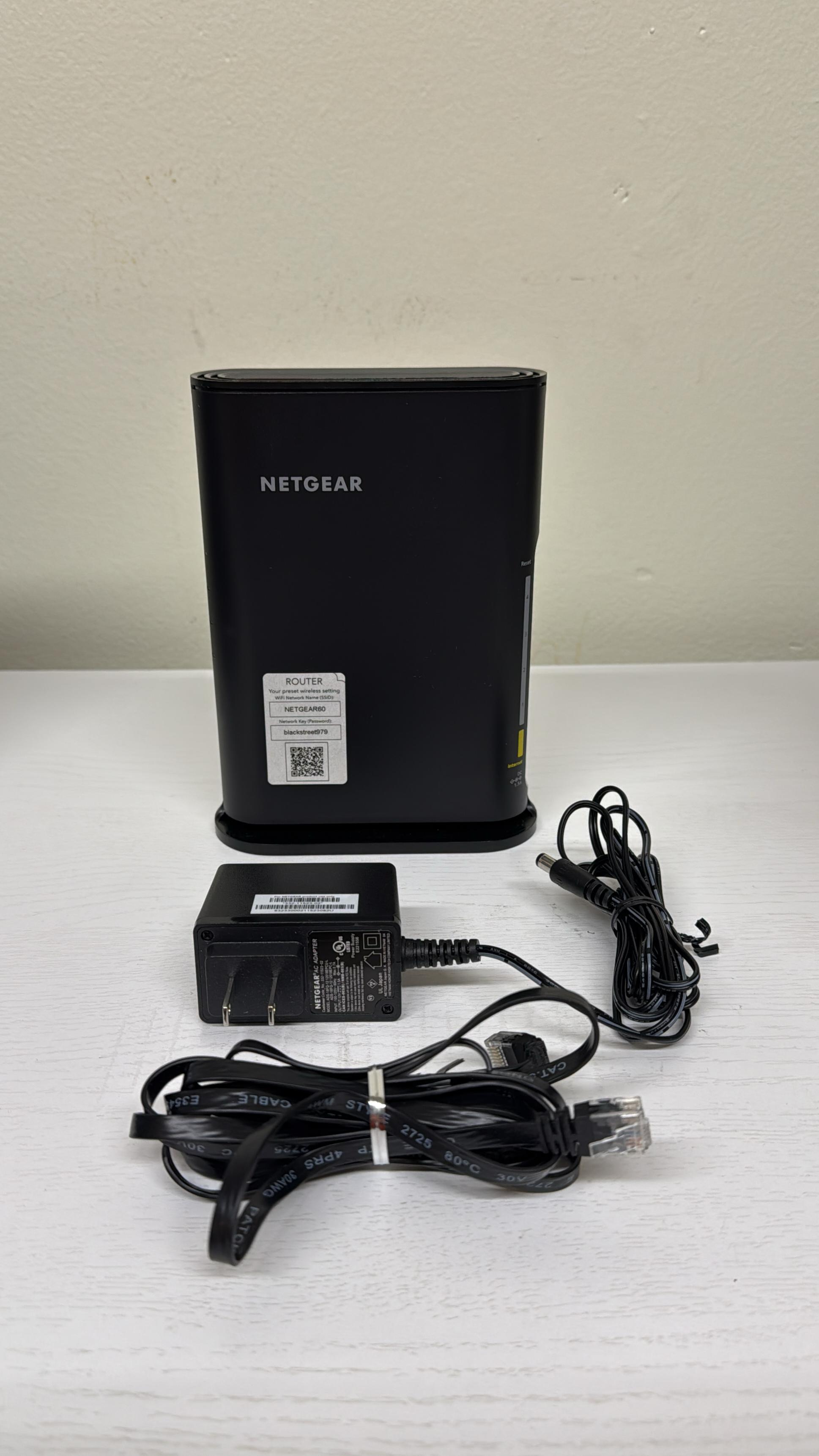 NETGEAR AX1600 4-Stream Dual-Band Wi-Fi 6 Router - Black (Open Box)