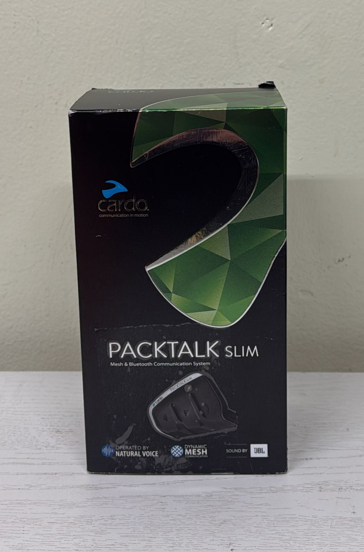 Cardo PTS00101 - PACKTALK Slim Motorcycle Bluetooth Communication System Headset