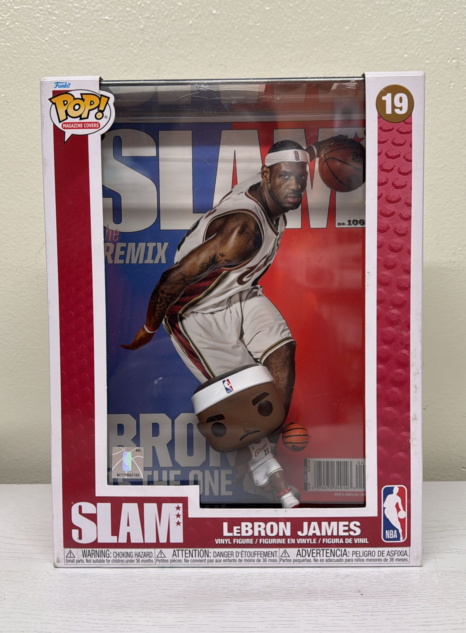 Funko Pop! NBA Cover: SLAM - LeBron James – Iconic Collectible for NBA Fans