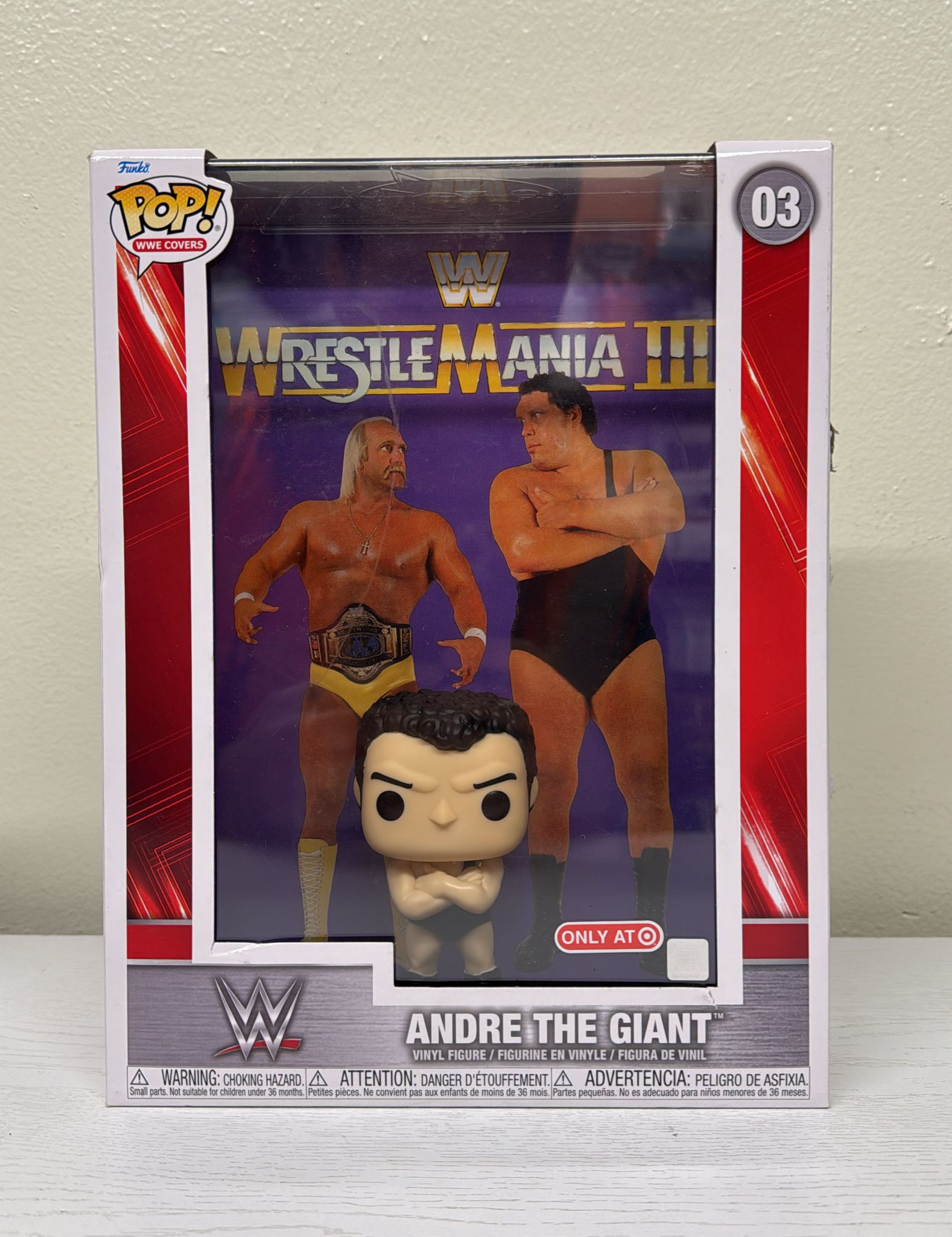 Funko POP! Andre the Giant WWE Covers - WrestleMania III Collectible