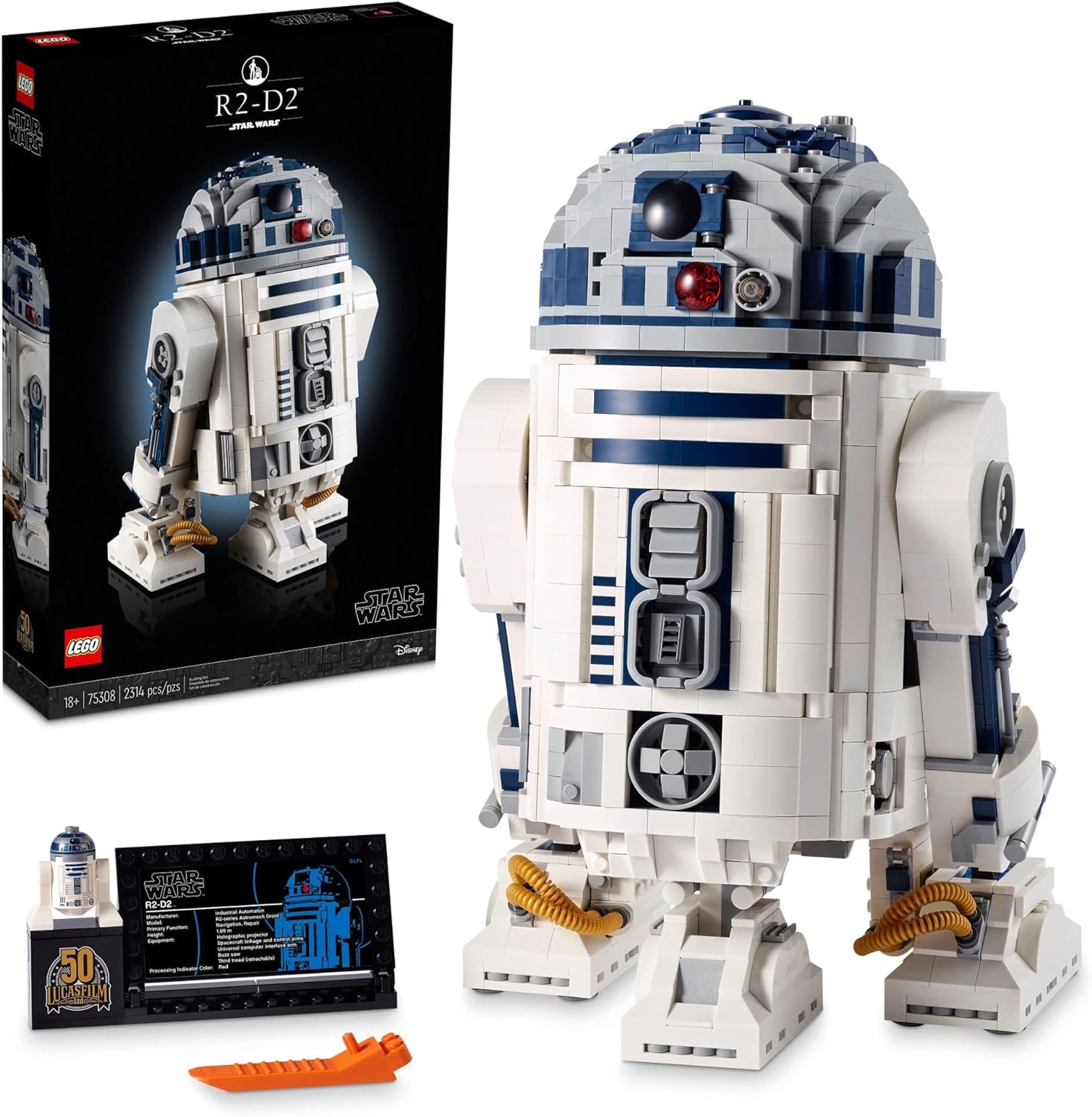 LEGO Star Wars R2-D2 Droid Building Set 75308 (Brand New)