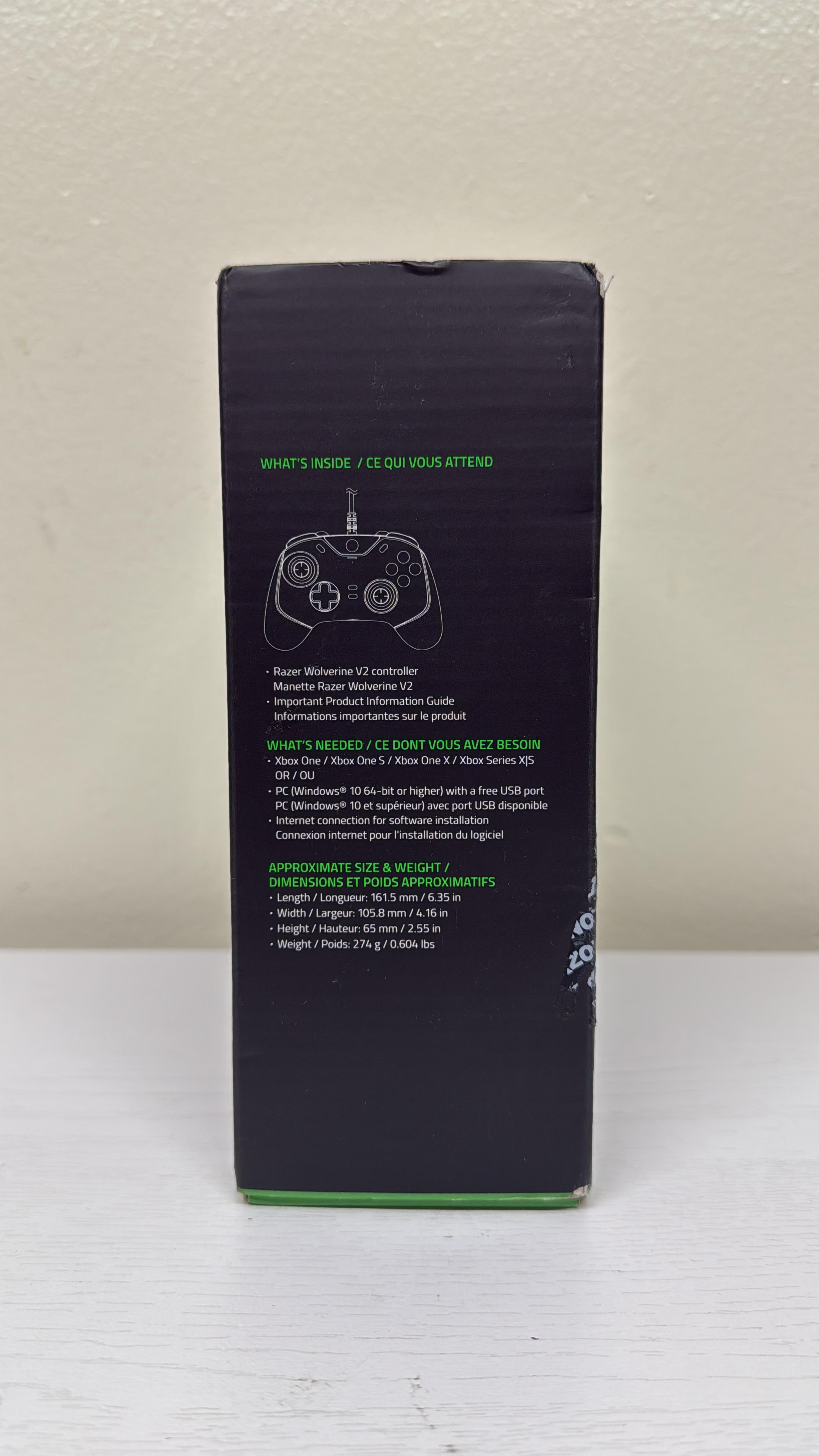 Razer Wolverine V2 Wired Gaming Controller for Xbox/PC (Lightly Used)