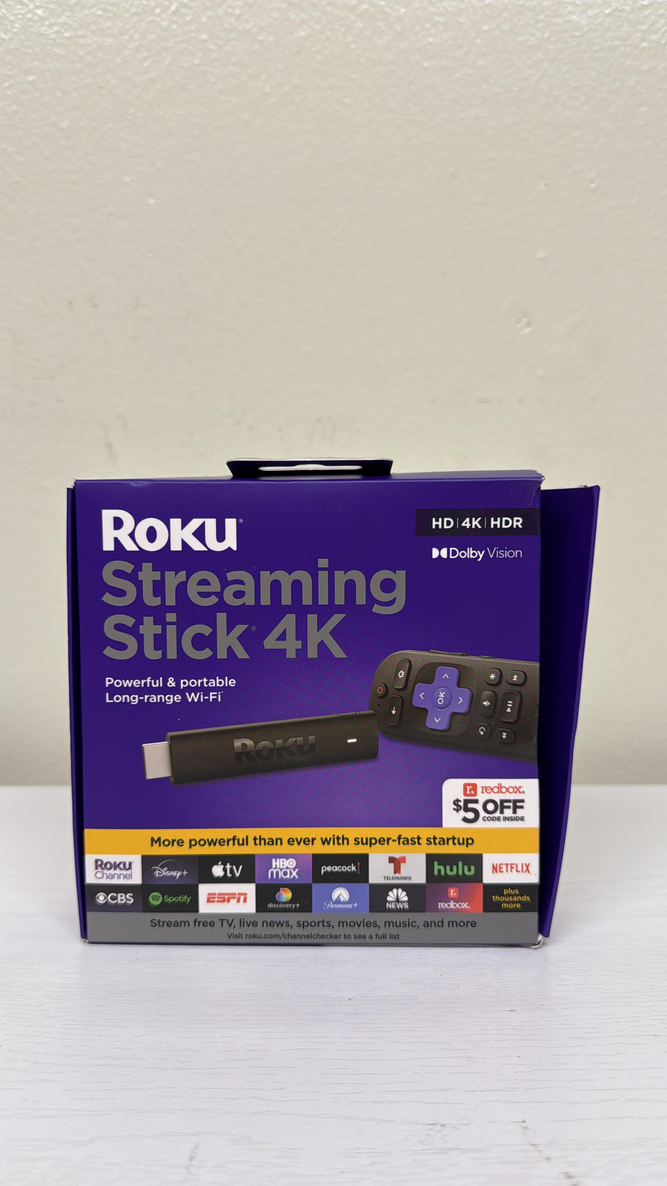 Roku Streaming Stick 4K (Open Box)