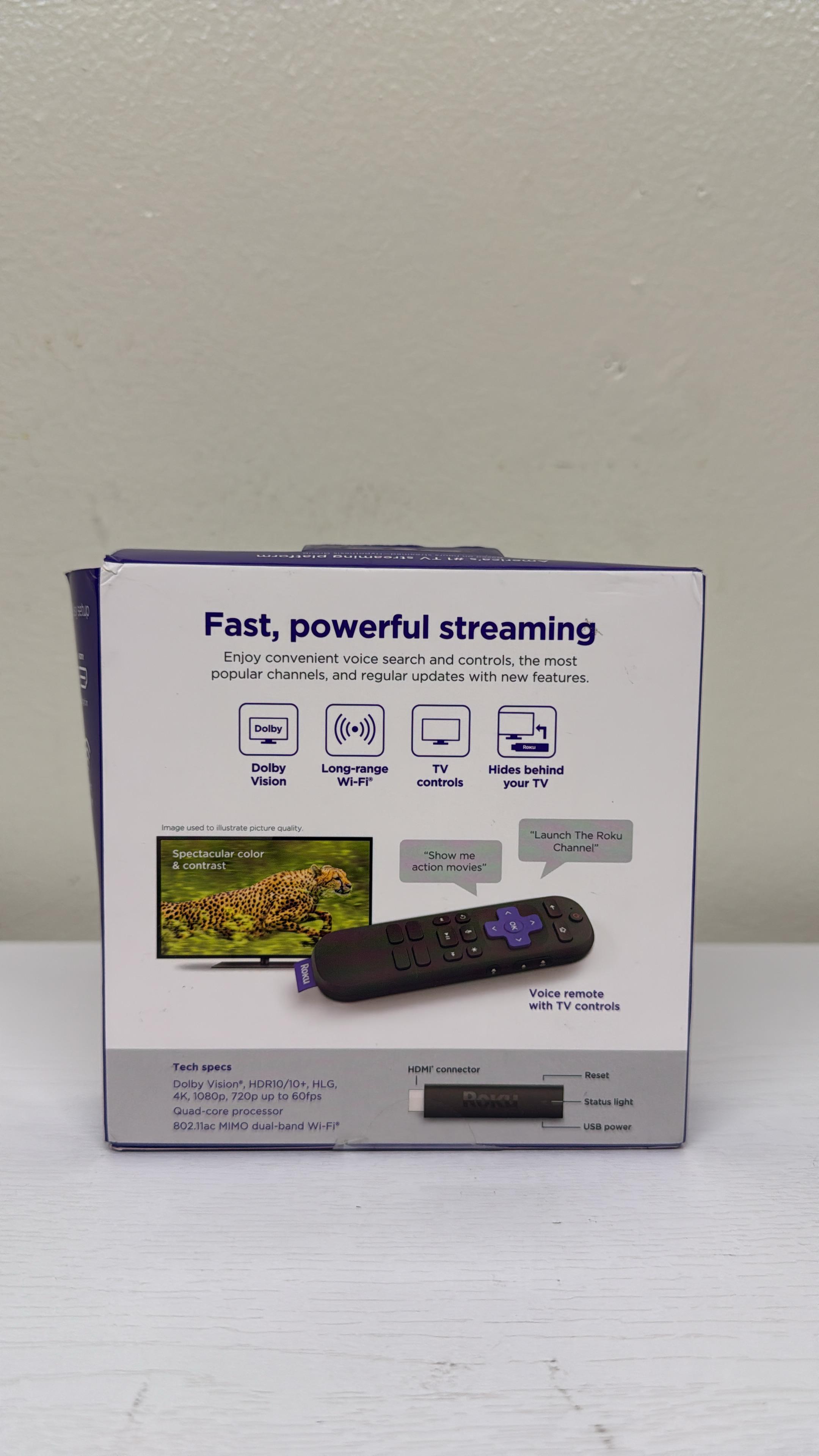 Roku Streaming Stick 4K (Open Box)