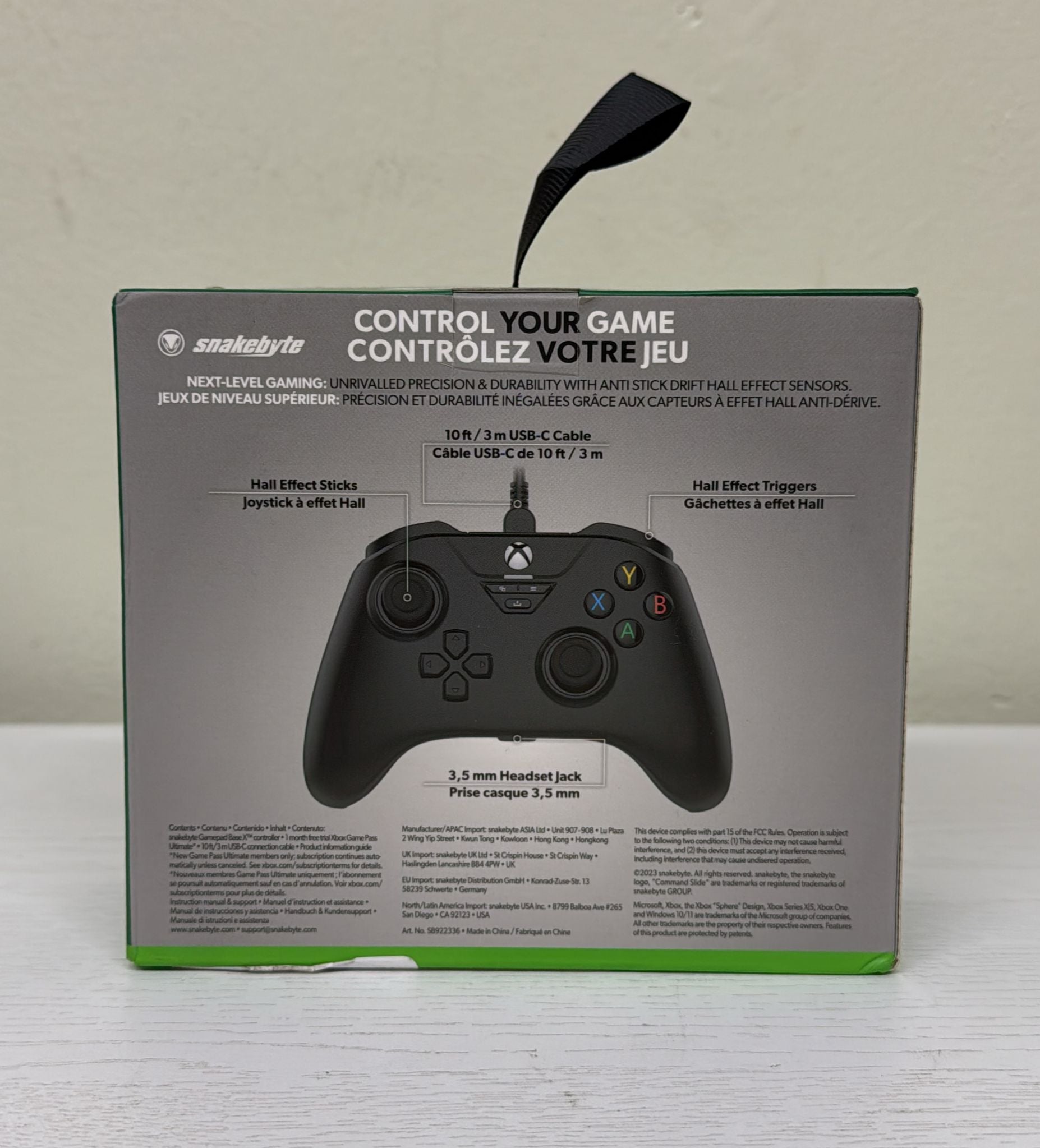 Snakebyte GamePad Base X (Black) for Xbox Series X and PC (Open Box)