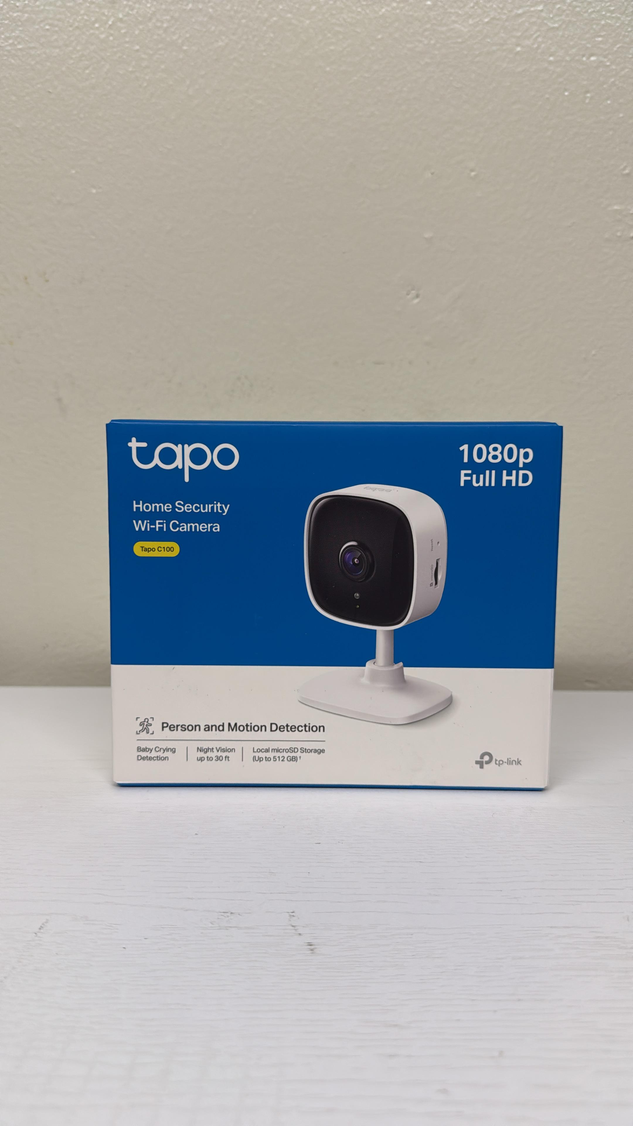 TP-Link Tapo C100 - 1080P Indoor Security Camera (Open Box)