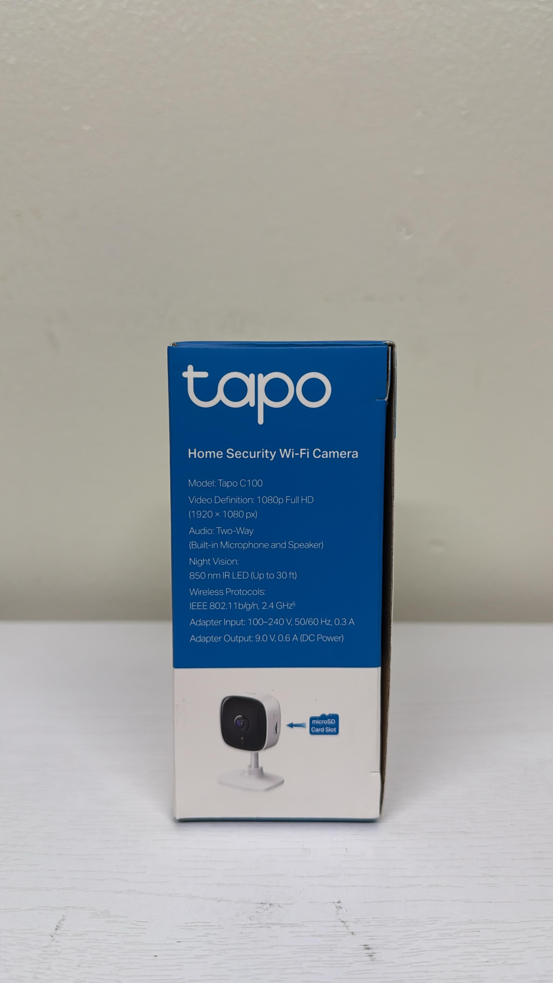 TP-Link Tapo C100 - 1080P Indoor Security Camera (Open Box)