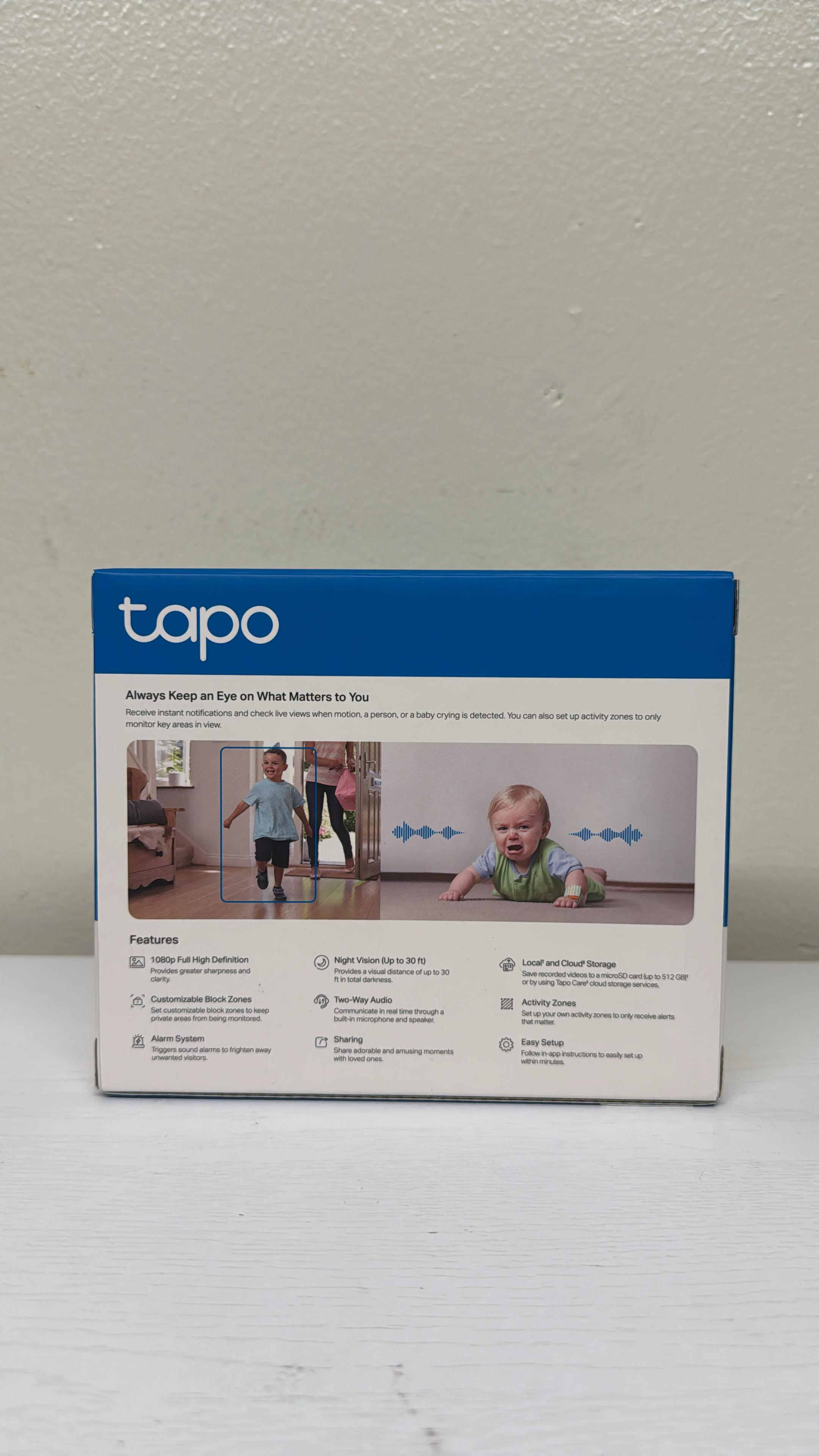 TP-Link Tapo C100 - 1080P Indoor Security Camera (Open Box)