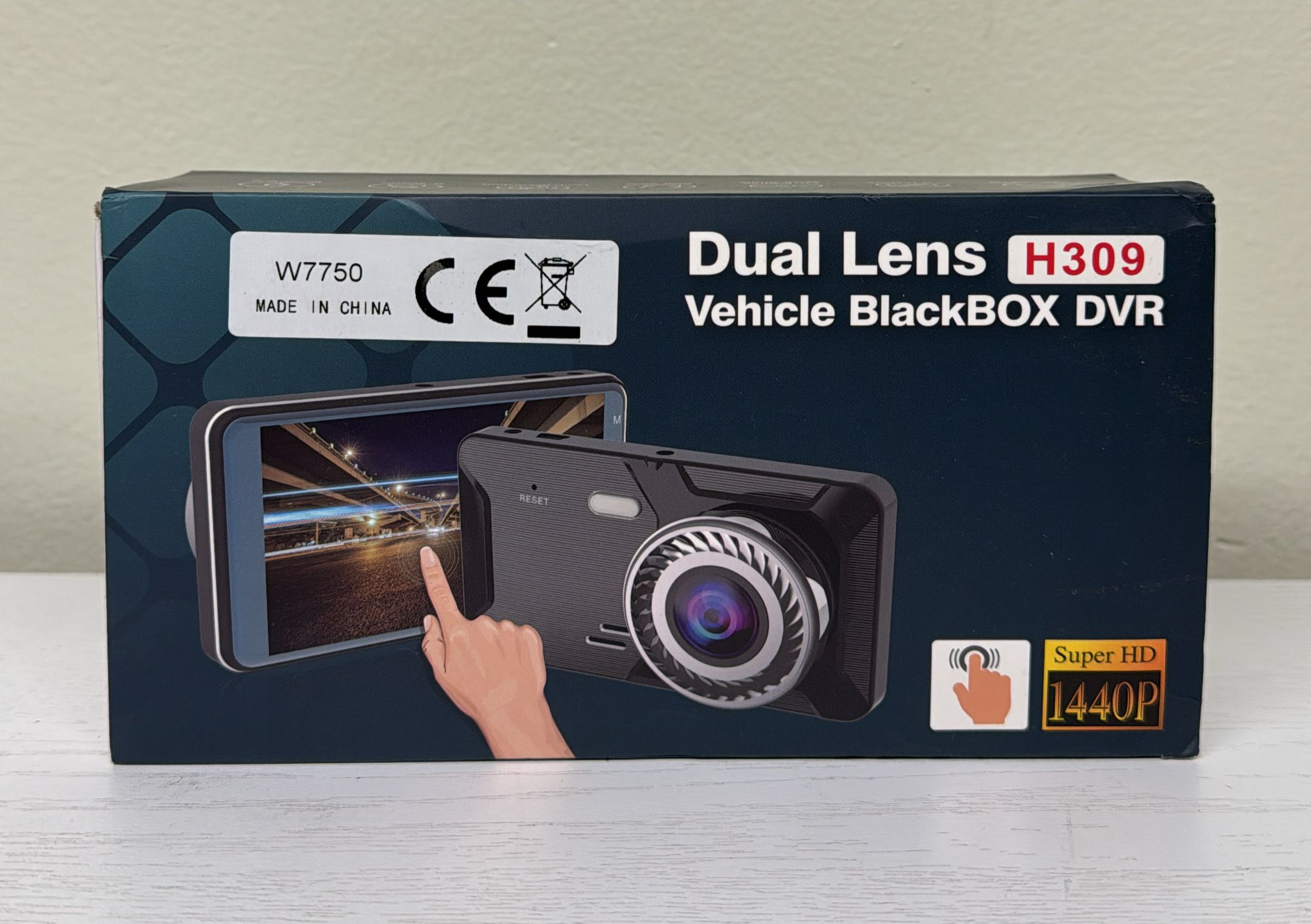 Dash Cam Front and Rear: Dual Car Camera with 32G SD Card (Open Box)